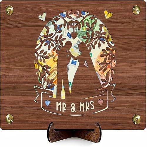SENLINLIN Geldgeschenk Hochzeit, Holz Hochzeitsgeschenk Geldgeschenk, Hochzeit Geschenke mit Ständern Briefköpfe, Dekorative Geschenkkarte Holz, Hochzeitsgeschenke für Brautpaar SENLINLIN Geldgeschenk Hochzeit, Holz Hochzeitsgeschenk Geldgeschenk, Hochzeit Geschenke mit Ständern Briefköpfe, Dekorative Geschenkkarte Holz, Hochzeitsgeschenke für Brautpaar von SENLINLIN