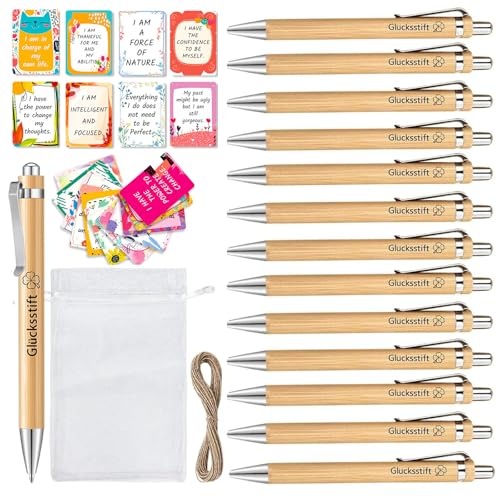 SENLINLIN Glücksstift 24 Sets Abschiedsgeschenk Kollegen, Kugelschreiber Geschenke für Kollegen, Inspirierende Dankeschön Geschenke für Mitarbeiter, Lehrer, Schuler SENLINLIN Glücksstift 24 Sets Abschiedsgeschenk Kollegen, Kugelschreiber Geschenke für Kollegen, Inspirierende Dankeschön Geschenke für Mitarbeiter, Lehrer, Schuler von SENLINLIN