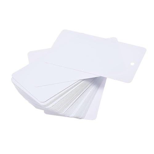 Kunststoff-Versandanhänger, wasserdicht, PVC, blanko, Logistik-Identifikationsetiketten für Waren, Einzelhandel, Transport, Weiß, 100 Stück Kunststoff-Versandanhänger, wasserdicht, PVC, blanko, Logistik-Identifikationsetiketten für Waren, Einzelhandel, Transport, Weiß, 100 Stück von SENRISE
