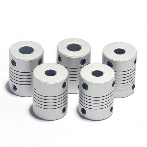 D19L25 flexible Wellenkupplungen, 5 Stück, Aluminiumlegierung, flexible Kupplung zum Verbinden von Servomotor, Schrittmotor, Maschinenplattform etc. D19L25 flexible Wellenkupplungen, 5 Stück, Aluminiumlegierung, flexible Kupplung zum Verbinden von Servomotor, Schrittmotor, Maschinenplattform etc. von SENRISE