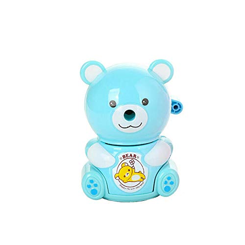 Senris Handspitzer, sicherer Bleistiftspitzer, niedliches Bären-Design, Schreibtisch-Kurbel-Anspitzer, für Kinder, Lehrer, Büro, Schule, blau Senris Handspitzer, sicherer Bleistiftspitzer, niedliches Bären-Design, Schreibtisch-Kurbel-Anspitzer, für Kinder, Lehrer, Büro, Schule, blau von SENRISE