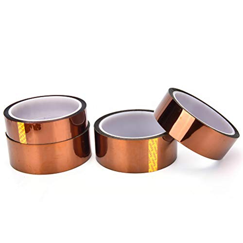Senris Hochtemperatur-Kapton-Polyimid-Klebeband, hitzebeständig, für 3D-Druckanwendungen, elektrische Isolierung, braun Senris Hochtemperatur-Kapton-Polyimid-Klebeband, hitzebeständig, für 3D-Druckanwendungen, elektrische Isolierung, braun von SENRISE