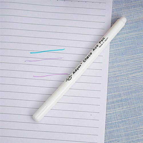 Wasserlöslicher Stift 8 Stück Wasserlöschbarer Stift Stoffmarker für Stickerei Schneider Schneidern Nähen, wasserlöslich, schnell trocknend, abwischbar (8 Stück, Weiß) von SENRISE