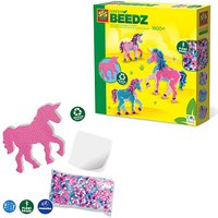 SES Creative® Bügelperlen Set GREEN BEEDZ Einhorn mehrfarbig von SES Creative®