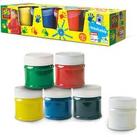 SES Creative® Fingerfarben farbsortiert 4x 150,0 ml von SES Creative®