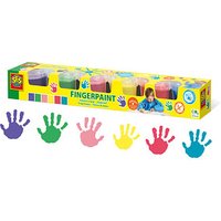SES Creative® Fingerfarben farbsortiert 6x 120,0 ml von SES Creative®