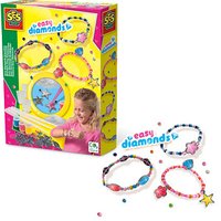 SES Creative® Schmuck-Basteln-Set Easy Diamonds Armbänder mehrfarbig von SES Creative®