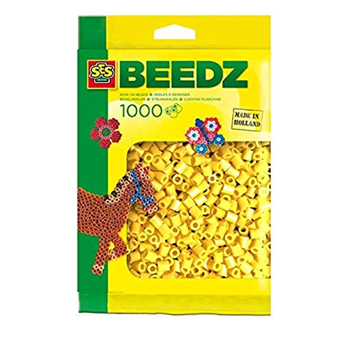 SES SES00701 - Perlen, 1000 Stück, gelb SES SES00701 - Perlen, 1000 Stück, gelb von SES Creative