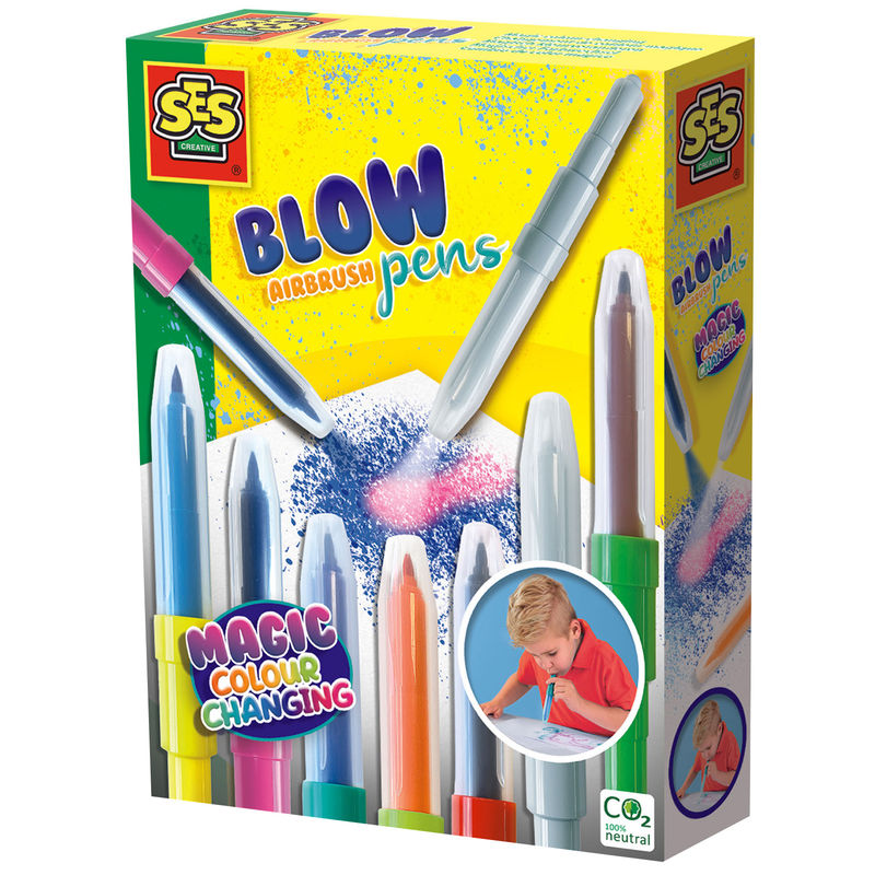 Buntstifte Blow Airbrush - Magic 7Er-Set von SES creative
