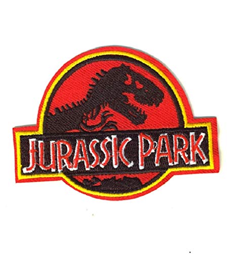 SET PRODUCTS Top Bügelbilder ! Iron on Patch Jurassic Park - Bügeleisen Patches zum Anpassen Ihrer Kleidung oder Taschen - Dino, Raptor, T-Rex, Anpassung - Mehrere Modelle verfügbar von SET PRODUCTS