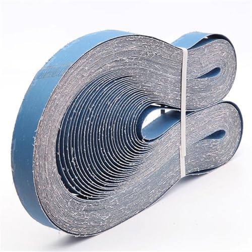 14 Stück 4800 * 100 mm Zirkonkorund-Schleifband 40-600 Metallpolieren Geeignet zum Polieren von Holzmöbeln und Edelstahl in Automobilen, 14 Stück P600, 4800 * 100 mm von SETNGB