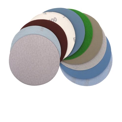 25 Stück 6 Zoll 150 mm Beflockungsschleifpapier Nass-Trocken-Schleifscheibe 1000/2000/3000/4000 5000 Körnung zum Schleifen und Polieren, gemischte Partikelgröße, 6 Zoll/150 mm 25 Stück 6 Zoll 150 mm Beflockungsschleifpapier Nass-Trocken-Schleifscheibe 1000/2000/3000/4000 5000 Körnung zum Schleifen und Polieren, gemischte Partikelgröße, 6 Zoll/150 mm von SETNGB