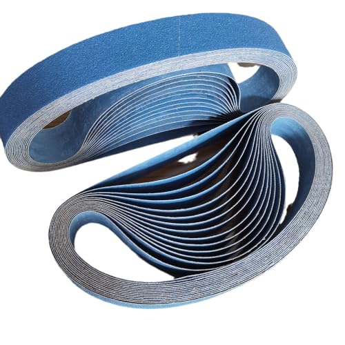 35 Stück 760 * 40 mm Zirkonkorund-Schleifband 40-600 Metallpolieren Geeignet zum Polieren von Holzmöbeln und Edelstahl in Automobilen, 35 Stück P60, 760 * 40 mm von SETNGB