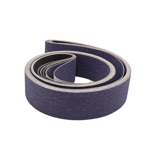5 Stück 2100 x 50 mm Schleifbänder, Körnung 80–400, Keramik-Aluminiumoxid-Schleifbänder zum Schleifen und Polieren von Holz und Metall in der Automobilindustrie, Körnung 120, 2100 x 50 mm von SETNGB