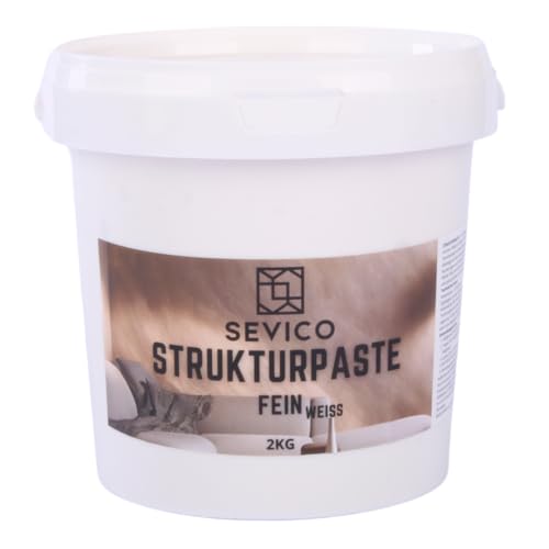 Strukturpaste Weiß 2 kg – Glatt Spachtelmasse für Acrylmalerei, kreative Texturen und einzigartige Oberflächen für Künstler Spachtelmasse SEVICO Strukturpaste Weiß 2 kg – Glatt Spachtelmasse für Acrylmalerei, kreative Texturen und einzigartige Oberflächen für Künstler Spachtelmasse SEVICO von SEVICO