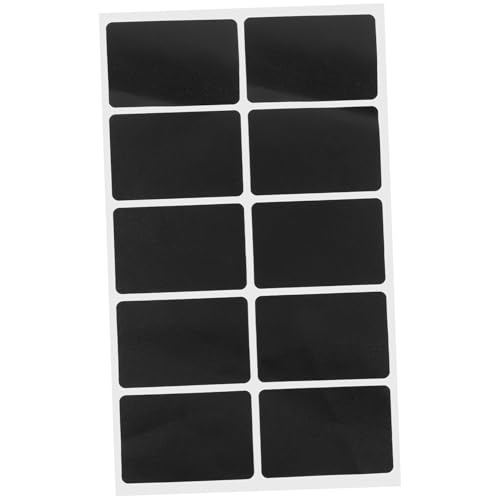 SEWACC 1 Blatt Rechteckige Tafelaufkleber Selbstklebend und Wiederverwendbar für Flaschen und Gläser Beschreibbare Etiketten für Lebensmittel für Vorratsdosen Weckgläser und SEWACC 1 Blatt Rechteckige Tafelaufkleber Selbstklebend und Wiederverwendbar für Flaschen und Gläser Beschreibbare Etiketten für Lebensmittel für Vorratsdosen Weckgläser und von SEWACC