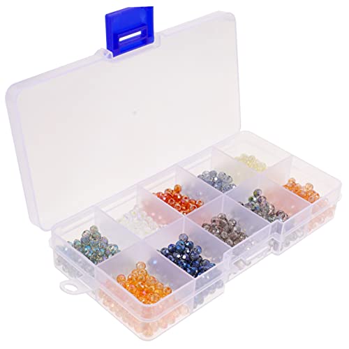 SEWACC 1 Karton Glasperlen für DIY Schmuckherstellung Bunte Abstandshalter für Armbänder Ketten und Kreative Bastelprojekte Einfachem Auffädeln und Perfekter Verarbeitung von SEWACC