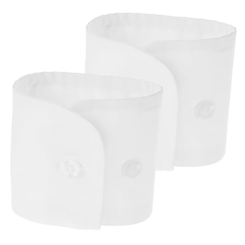 SEWACC 1 Paar Verstellbare Offene Armbänder Dekorative Handmanschetten für Damen Ärmel Falsche Ärmel Handärmel Weiße Manschetten für Bluse Mantel Pullover SEWACC 1 Paar Verstellbare Offene Armbänder Dekorative Handmanschetten für Damen Ärmel Falsche Ärmel Handärmel Weiße Manschetten für Bluse Mantel Pullover von SEWACC