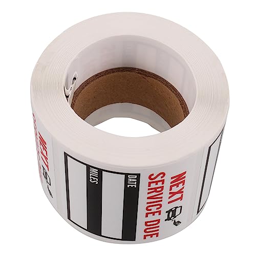 SEWACC 1 Rolle Aufkleber Removable Service Due Sticker für Autos Rolle Selbstklebend zur Erinnerung an Nächsten und Fahrzeugwartung SEWACC 1 Rolle Aufkleber Removable Service Due Sticker für Autos Rolle Selbstklebend zur Erinnerung an Nächsten und Fahrzeugwartung von SEWACC
