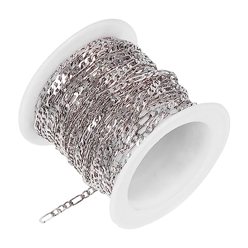 SEWACC 1 Rolle DIY Schmuckkette Kupfer Glatte Strapazierfähige Gliederkette für und Armbänder für Bastelprojekte Breit von SEWACC