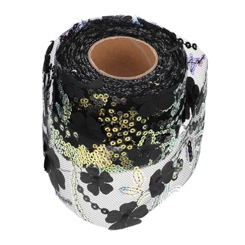 SEWACC 1 Rolle Dekobänder Hochzeit Pailletten Blumenstraußband Spitzendeko Dekorationen Nähen Seidig Hängend Farbiger Stoff Plissee Spitzenband Blumen Floral Schleife Polyester SEWACC 1 Rolle Dekobänder Hochzeit Pailletten Blumenstraußband Spitzendeko Dekorationen Nähen Seidig Hängend Farbiger Stoff Plissee Spitzenband Blumen Floral Schleife Polyester von SEWACC