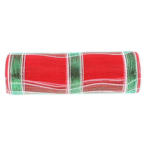 SEWACC 1 Rolle Dekoratives Netzband PP für Diy Bastelarbeiten und Geschenkverpackung Rot Grün Weihnachtsfarben für Party Dekoration und Geschenkverpackungen SEWACC 1 Rolle Dekoratives Netzband PP für Diy Bastelarbeiten und Geschenkverpackung Rot Grün Weihnachtsfarben für Party Dekoration und Geschenkverpackungen von SEWACC