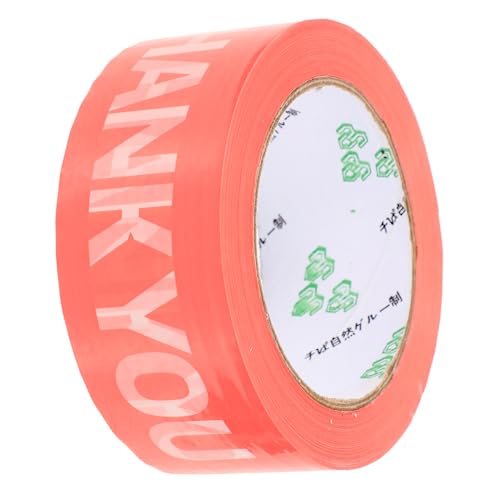 SEWACC 1 Rolle Festliches Verpackungsband Rosa Selbstklebendes Klebeband für DIY Projekte und Vielseitig Einsetzbar für Dekorative Zwecke mit Thank You Aufdruck von SEWACC