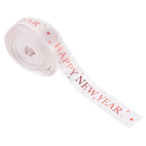 SEWACC 1 Rolle Geschenkverpackungsband Grünes Band Event Regenbogenband Jahresdekoration Fröhliche Verzierung Weihnachtsband Wirbel Blumenstrauß Hochzeits Autoband Füller von SEWACC
