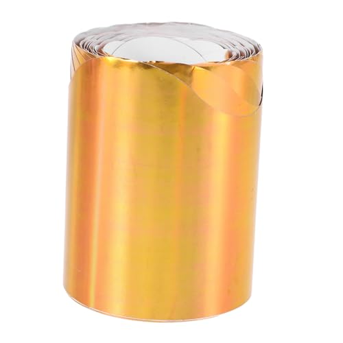 SEWACC 1 Rolle Gold-Nabelweih-Lüfterpapier klassenzimmer deko Büro Dekoration Pinnwand Dekorationen Klassenzimmer -Dekorationsgrenzen Back-to-School-Grenzaufkleber Lasergoldkarton Golden SEWACC 1 Rolle Gold-Nabelweih-Lüfterpapier klassenzimmer deko Büro Dekoration Pinnwand Dekorationen Klassenzimmer -Dekorationsgrenzen Back-to-School-Grenzaufkleber Lasergoldkarton Golden von SEWACC