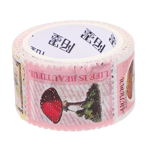 SEWACC 1 Rolle Retro Stempel Aufkleber Vintage DIY Craft Sticker für Scrapbooking Tagebuch Dekoration für Notizbücher Bastelprojekte von SEWACC