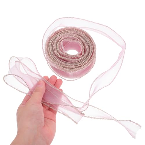 SEWACC 1 Rolle Schimmerndes Organza Ribbon mit Goldrand Yards Gold für Geschenkverpackungen Hochzeiten Geburtstagsfeiern und Floristik Wellenkante Weich und Vielseitig Einsetzbar Breit SEWACC 1 Rolle Schimmerndes Organza Ribbon mit Goldrand Yards Gold für Geschenkverpackungen Hochzeiten Geburtstagsfeiern und Floristik Wellenkante Weich und Vielseitig Einsetzbar Breit von SEWACC