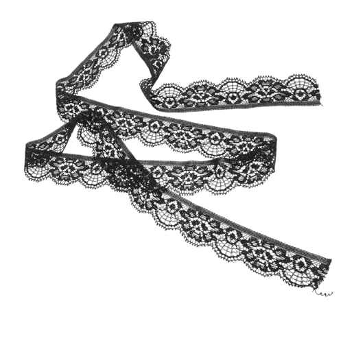 SEWACC 1 Rolle Schwarzes Spitzenborte mit Floral Design Strapazierfähigem für Hochzeitsdekoration Diy Handwerke und Bekleidungszubehör SEWACC 1 Rolle Schwarzes Spitzenborte mit Floral Design Strapazierfähigem für Hochzeitsdekoration Diy Handwerke und Bekleidungszubehör von SEWACC