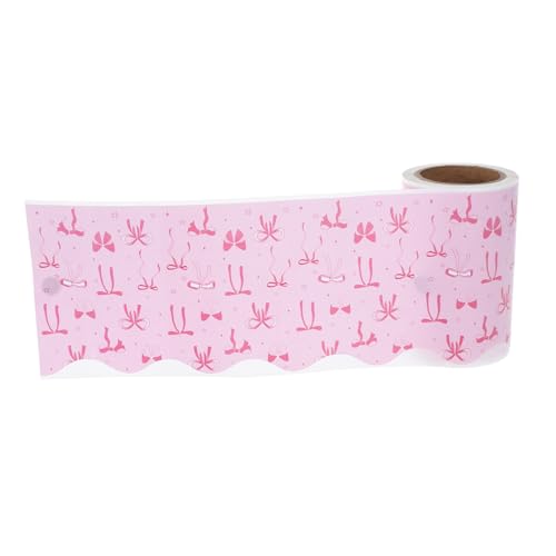 SEWACC 1 Rolle Selbstklebende Bulletin Board Borders mit Schleifenrand für Klassenzimmer und Büro Dekorative Trim Sticker für Tafel Wand und Metalloberflächen von SEWACC