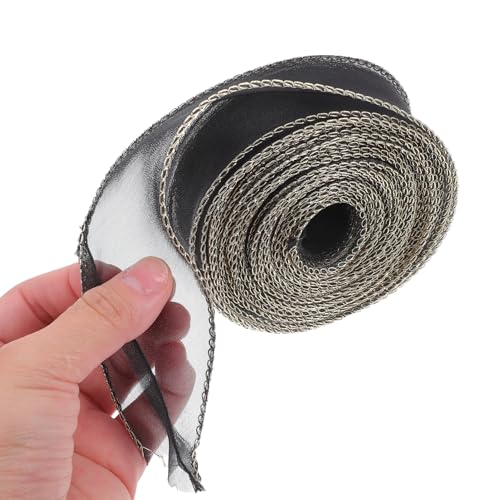 SEWACC 1 Rolle Sheer Organza Ribbon mit Goldrand Yards Wellenmuster für Hochzeitsgeschenke Diy Handwerk Blumensträuße Wreath Dekorationen Schickes Polyesterband Breit Dekorativ für SEWACC 1 Rolle Sheer Organza Ribbon mit Goldrand Yards Wellenmuster für Hochzeitsgeschenke Diy Handwerk Blumensträuße Wreath Dekorationen Schickes Polyesterband Breit Dekorativ für von SEWACC