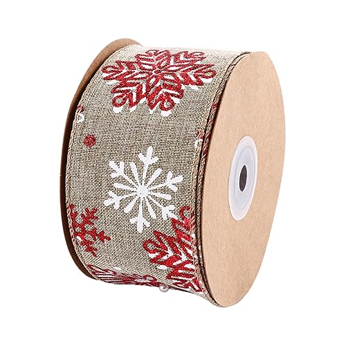 SEWACC 1 Rolle Weihnachtliches Dekoband Satin Weihnachtsmuster Vielseitig Einsetzbar für Bastelarbeiten und Festliche Dekorationen für Weihnachtsfeiern und Diy Projekte SEWACC 1 Rolle Weihnachtliches Dekoband Satin Weihnachtsmuster Vielseitig Einsetzbar für Bastelarbeiten und Festliche Dekorationen für Weihnachtsfeiern und Diy Projekte von SEWACC