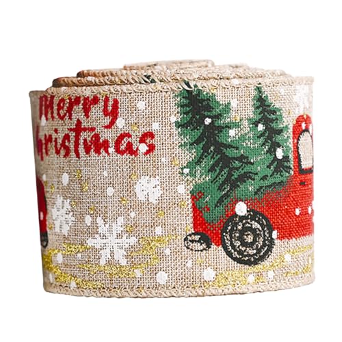 SEWACC 1 Rolle Weihnachtsbaumband Bogen dekorativ Lack schwarze Schleifenbänder Weihnachtsbäume Band weihnachtsband christmas ribbon Weihnachtsbänder aus Stoff Weihnachtsstoffband Beige SEWACC 1 Rolle Weihnachtsbaumband Bogen dekorativ Lack schwarze Schleifenbänder Weihnachtsbäume Band weihnachtsband christmas ribbon Weihnachtsbänder aus Stoff Weihnachtsstoffband Beige von SEWACC