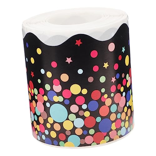 SEWACC 1 Rolle Wellenkanten-aufkleber Gewellt Wandtattoo Kinderzimmer Mini Stange Pastell Neon Anbindung Bahnhof Solar- Papier Erste Planke Marine Streifen Kupferplattenaufkleber Black SEWACC 1 Rolle Wellenkanten-aufkleber Gewellt Wandtattoo Kinderzimmer Mini Stange Pastell Neon Anbindung Bahnhof Solar- Papier Erste Planke Marine Streifen Kupferplattenaufkleber Black von SEWACC