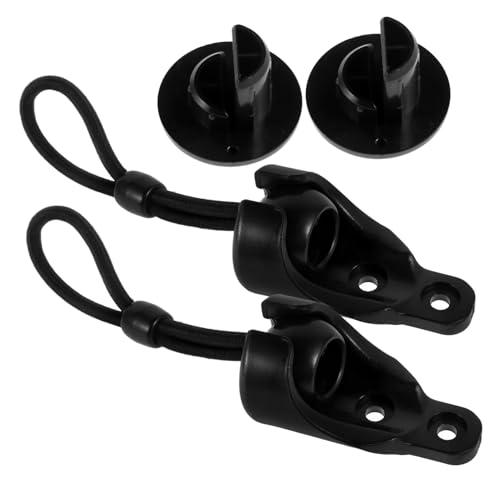 SEWACC 1 Satz Bungee Ball Cords Set mit Windschutzkappen Teiliges Set zur Sicheren Befestigung von Rollläden und Vorhängen Elastischem Seil Windfestem Sockel und Endkappen für Einfache von SEWACC