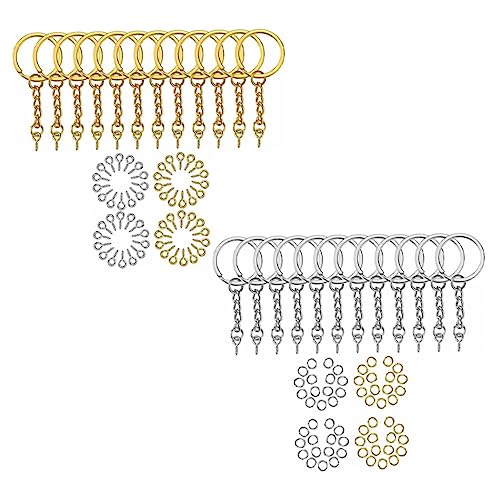 SEWACC 1 Satz DIY Schlüsselring Zubehör Schlüsselanhänger Öffnungsringe für Kreative Schmuckherstellung und Bastelprojekte Langlebig und Rostfrei für Schlüssel Lanyards und Mehr SEWACC 1 Satz DIY Schlüsselring Zubehör Schlüsselanhänger Öffnungsringe für Kreative Schmuckherstellung und Bastelprojekte Langlebig und Rostfrei für Schlüssel Lanyards und Mehr von SEWACC
