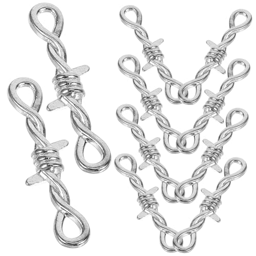 SEWACC 1 Satz Diy Halskettenverschluss Metallverschluss Für Armbänder Und Vielseitige Schmuckzubehör Für Kreative Diy Projekte 10 Stück von SEWACC