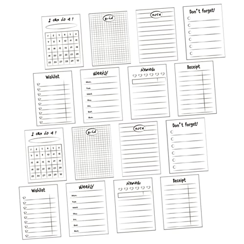SEWACC 1 Satz Klebende Memo Pads Für Notizen Und Planung Kleine Notizblöcke Für Büro Und Schule Schreibpapier Für 16 Stück SEWACC 1 Satz Klebende Memo Pads Für Notizen Und Planung Kleine Notizblöcke Für Büro Und Schule Schreibpapier Für 16 Stück von SEWACC