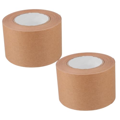 SEWACC 1 Satz Kraftpapier Klebeband Verstärktes Verpackungsband Für Versand Und Kartonversiegelung Hochviskos Für Büro Zuhause Und Diy Projekte 2rollen von SEWACC