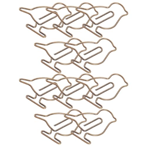 SEWACC 1 Satz Kreative Büroklammern Aus Metall Im Vintage Stil Einzigartige Vogel Design Papierclips Markierungsklammern Für Büro Dekoration 20 Stück SEWACC 1 Satz Kreative Büroklammern Aus Metall Im Vintage Stil Einzigartige Vogel Design Papierclips Markierungsklammern Für Büro Dekoration 20 Stück von SEWACC