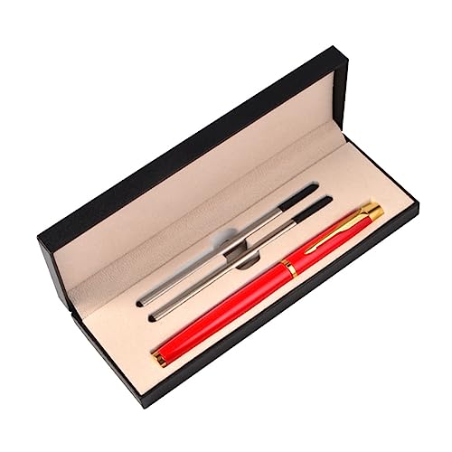 SEWACC 1 Satz Metall Kugelschreiber für Meetings Schwarze Gelstifte Geschenkbox für Unterschriften und Notizen für Büro und Schule für Mitarbeiter und Lehrer SEWACC 1 Satz Metall Kugelschreiber für Meetings Schwarze Gelstifte Geschenkbox für Unterschriften und Notizen für Büro und Schule für Mitarbeiter und Lehrer von SEWACC