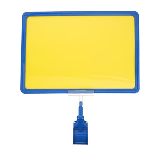 SEWACC 1 Satz Preisetikettenhalter mit Clip Multifunktionales Preisschild für Supermärkte Geschäfte und Einkaufszentren Einfach zu Bedienen aus Material für Warenpräsentation von SEWACC