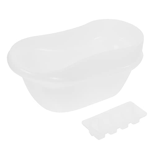 SEWACC 1 Satz Silikon Badewanne Gießform für DIY Handwerk Flexible und Langlebige Silikonform für Badewannenablage Wiederverwendbar und Leicht zu Reinigen für Kreative Bastelprojekte von SEWACC