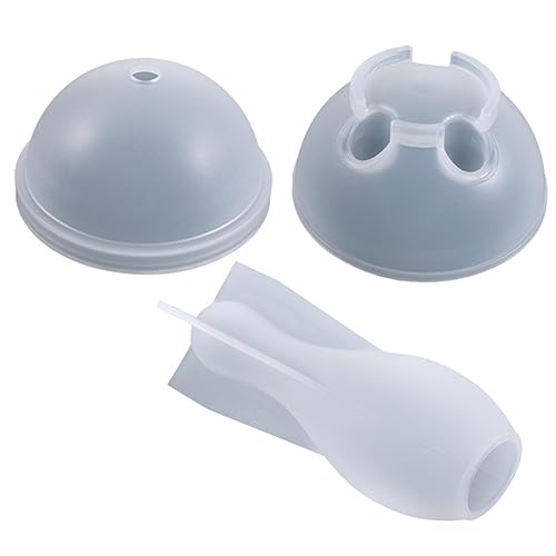 SEWACC 1 Satz Silikon Bowling Gießform Set für DIY Epoxidharz Kugel Ornament Leicht und Tragbar für Kreative Bastelprojekte zu Hause Geschäft von SEWACC