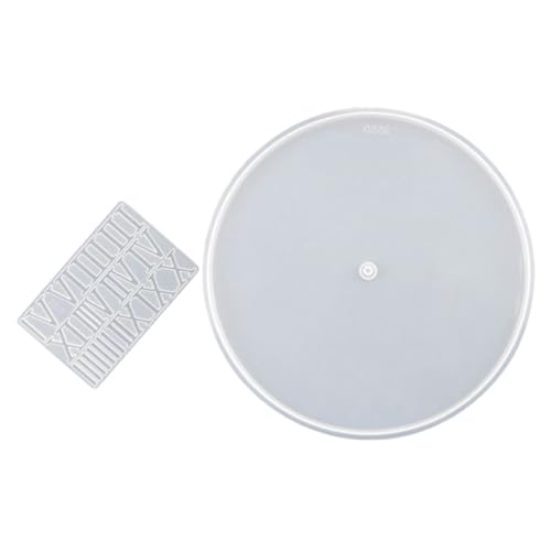 SEWACC 1 Satz Silikonform für Römische Ziffern Epoxidharz Gießform für Diy Wanduhr Teiliges für Kreative Projekte und Einzigartige Heimdekoration von SEWACC