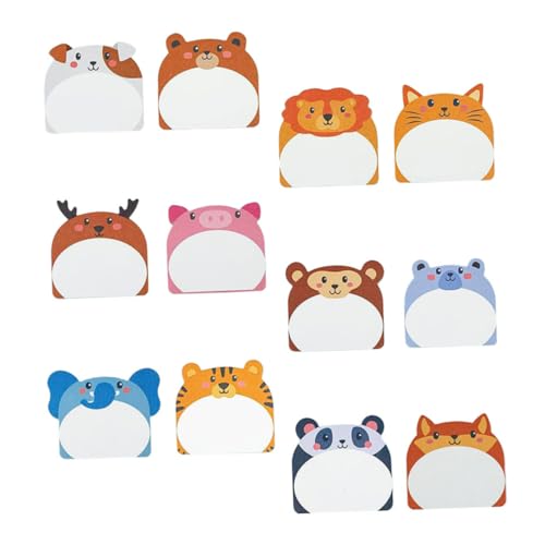 SEWACC 1 Satz Tierförmige Selbstklebende Haftnotizen Set Kawaii Tier Design Notizblöcke für Schule Büro und Zuhause Niedliche Tier Memo Pads für Kreative Notizen SEWACC 1 Satz Tierförmige Selbstklebende Haftnotizen Set Kawaii Tier Design Notizblöcke für Schule Büro und Zuhause Niedliche Tier Memo Pads für Kreative Notizen von SEWACC