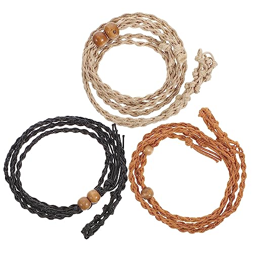 SEWACC 1 Satz Verstellbare Netz Halskette Für Kristallanhänger Leerer Steinhalter Mit Wachs Schnur Schwarz Dunkelbraun Beige Schmuck Diy Zubehör 3 Stück SEWACC 1 Satz Verstellbare Netz Halskette Für Kristallanhänger Leerer Steinhalter Mit Wachs Schnur Schwarz Dunkelbraun Beige Schmuck Diy Zubehör 3 Stück von SEWACC
